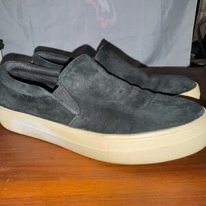 Women’s Steve Madden Black Suede Slip-On Shoes